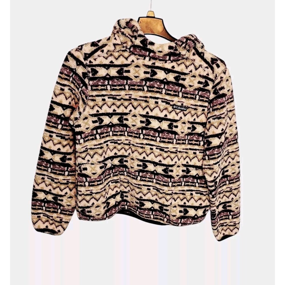 Columbia Jacket West Bend Sherpa Fleece‎ Women's Size Large Outdoors